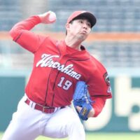 野村祐輔投手が０勝で今季を終えた