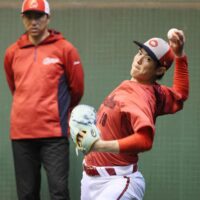 森下暢仁2024カープキャンプ